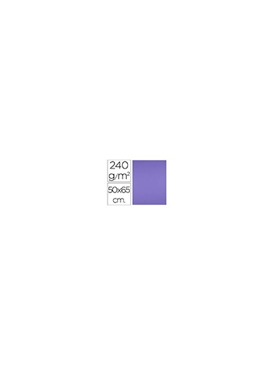 Cartulina liderpapel 50x65 cm 240g/m2 purpura paquete de 25 hojas
