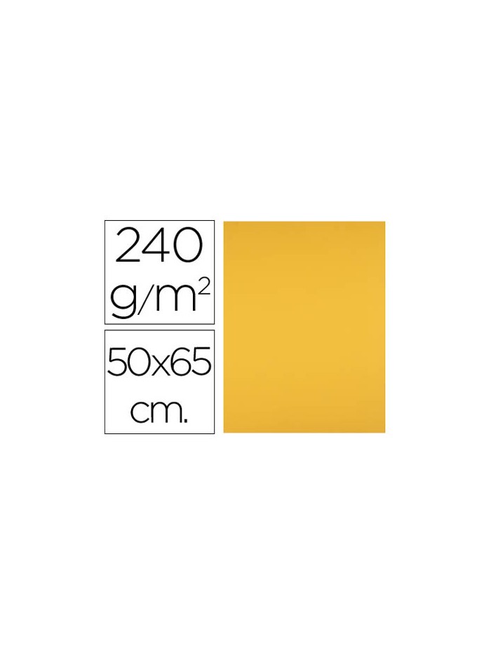 Cartulina liderpapel 50x65 cm 240g/m2 oro viejo paquete de 25 hojas Cartulina liderpapel 50x65 cm 240g/m2 oro viejo paquete de 25 hojas