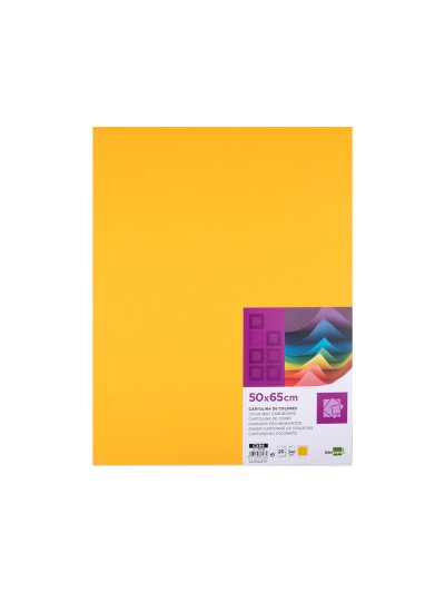 Cartulina liderpapel 50x65 cm 240g/m2 oro viejo paquete de 25 hojas