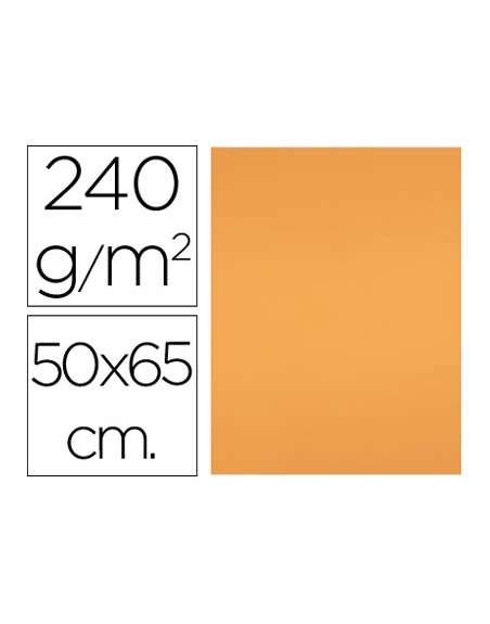 Cartulina liderpapel 50x65 cm 240g/m2 nectarina paquete de 25 hojas