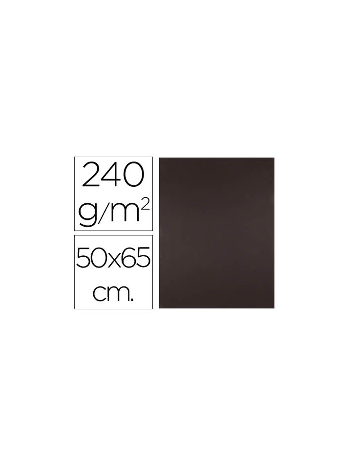 Cartulina liderpapel 50x65 cm 240g/m2 marron paquete de 25 hojas Cartulina liderpapel 50x65 cm 240g/m2 marron paquete de 25 hojas
