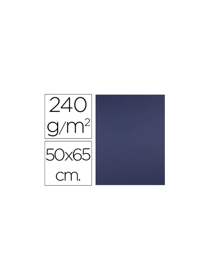 Cartulina liderpapel 50x65 cm 240g/m2 azul zafiro paquete de 25 hojas Cartulina liderpapel 50x65 cm 240g/m2 azul zafiro paquete de 25 hojas