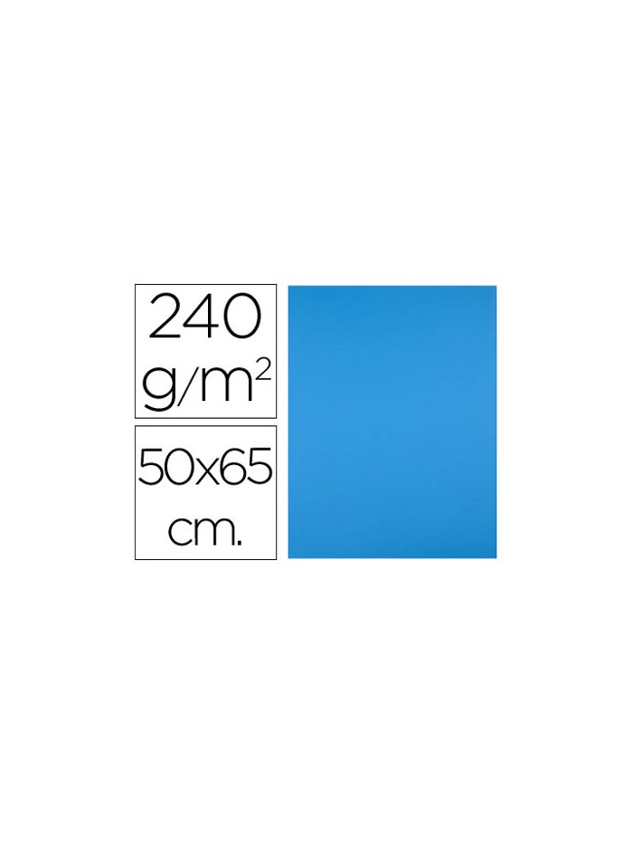 Cartulina liderpapel 50x65 cm 240g/m2 azul turquesa paquete de 25 hojas Cartulina liderpapel 50x65 cm 240g/m2 azul turquesa paquete de 25 hojas