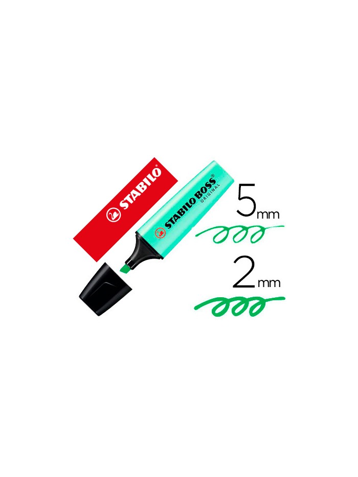 Rotulador stabilo boss pastel fluorescente 70 pizca de menta Rotulador stabilo boss pastel fluorescente 70 pizca de menta