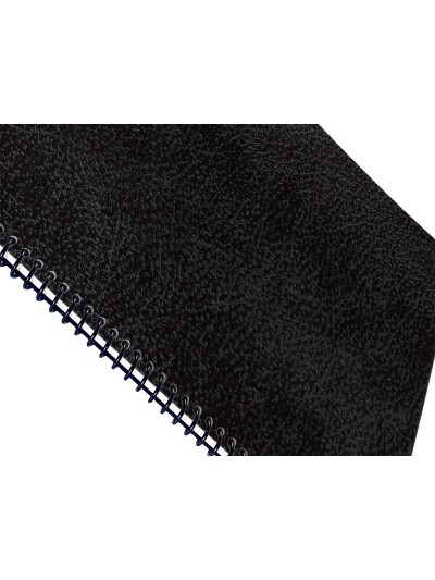 Tapa encuadernacion liderpapel carton a3 1mm negra paquete de 50 unidades