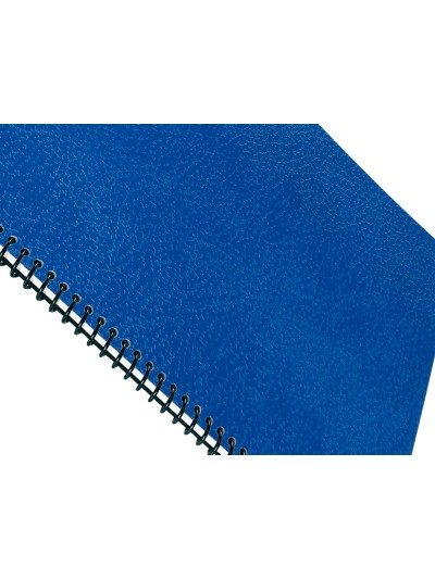 Tapa encuadernacion liderpapel carton a4 1mm azul paquete de 50 unidades