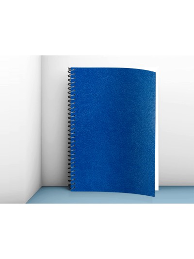 Tapa encuadernacion liderpapel carton a4 1mm azul paquete de 50 unidades
