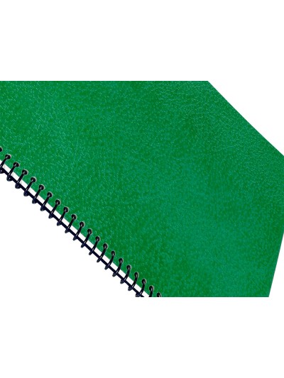 Tapa encuadernacion liderpapel carton a4 1mm verde paquete de 50 unidades