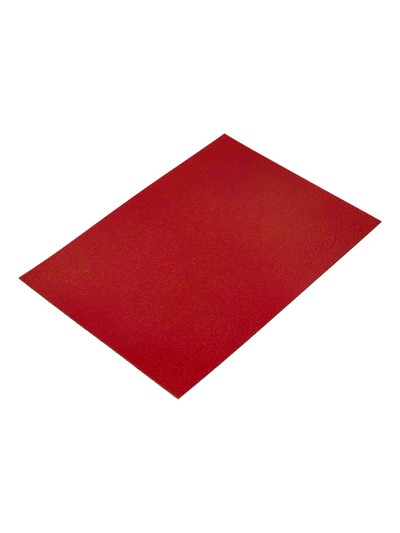 Tapa encuadernacion liderpapel carton a4 1mm roja paquete de 50 unidades