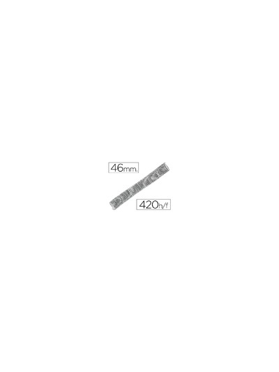 Espiral metalico q-connect 64 5:1 46mm 1,2mm caja de 25 unidades