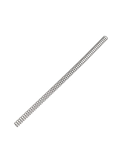 Espiral metalico q-connect 64 5:1 14 mm 1mm caja de 100 unidades