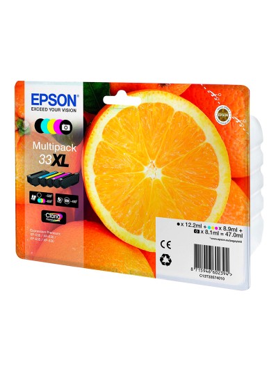Ink-jet epson expression premium t3357 33xl xp-530 / xp-630 / xp-640 / xp-830 / xp-900 multipack 5 colores