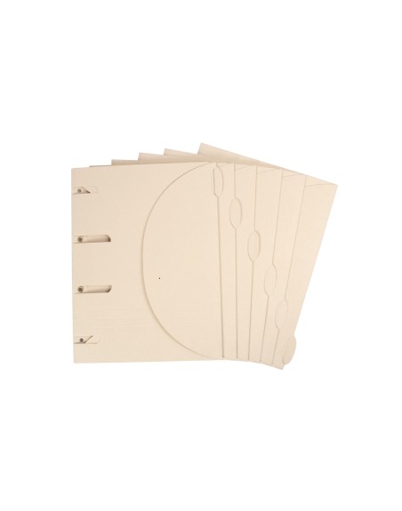 Carpeta para archivador tarifold smartfolder tree-free din a4 tres solapas y cierre de velcro 225 gr