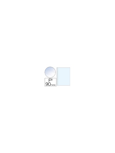 Funda multitaladro saro folio 90 mc pvc cristal caja de 100 unidades