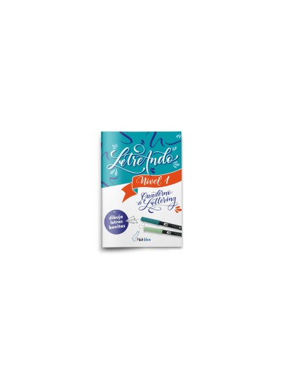 Cuaderno lettering minkblau letreando nivel 1 iniciacion