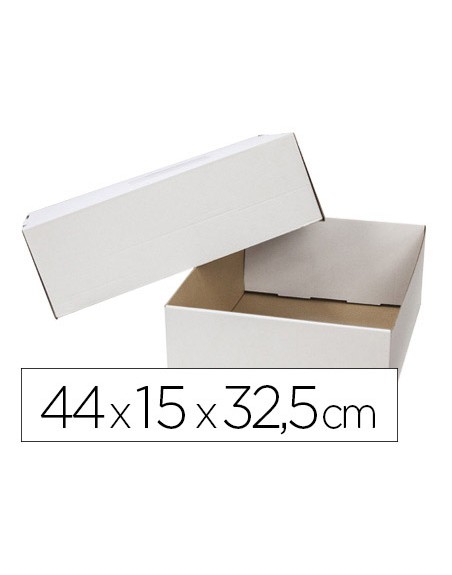 Caja de envio con tapa y fondo 430x320x150 mm