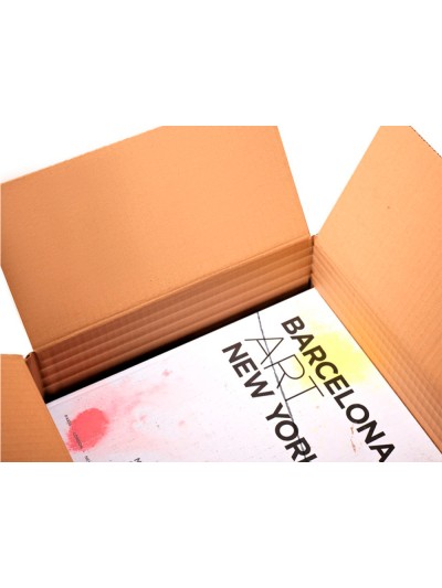 Caja para embalar q-connect ultrarresistente regulable en altura carton canal doble 7 mmcolor blanco 450x280x375 mm
