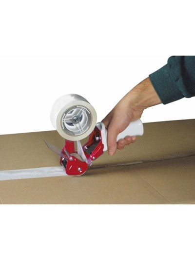 Cinta adhesiva q-connect polipropileno blanca 66 mt x 75 mm para embalaje