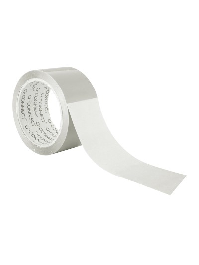 Cinta adhesiva q-connect polipropileno transparente 66 mt x 75 mm para embalaje