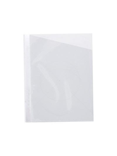 Funda protectora q-connect corte oblicuo 290x195 cristal sin taladros pvc 90mc caja de 100 unidades