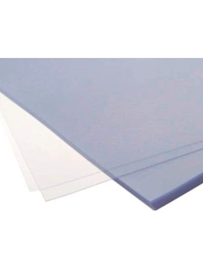 Tapa de encuadernacion q-connect pvc din a4 incolora 250 mc caja de 100 unidades