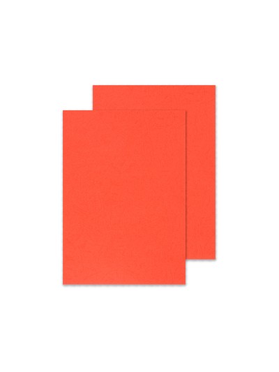 Tapa de encuadernacion q-connect carton din a4 rojo simil piel 250 gr caja de 100 unidades