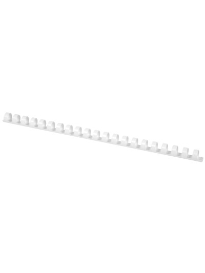 Canutillo q-connect redondo 14 mm plastico blanco capacidad 130 hojas caja de 100 unidades