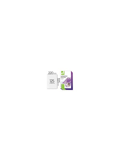 Bolsa de plastificar q-connect 325 x 220 mm 125 mc folio caja de 100 unidades