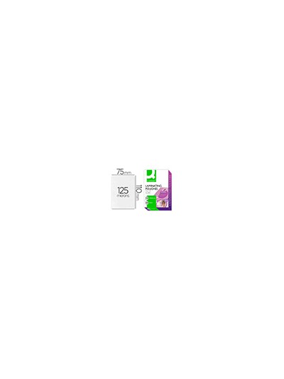 Bolsa de plastificar q-connect 110 x 75 mm 125 mc carnet de identidad caja de 100 unidades
