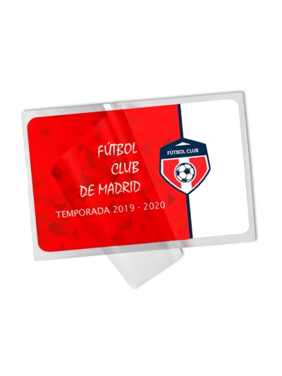 Bolsa de plastificar q-connect 102 x 152 mm 125 mc carnet de futbol caja de 100 unidades