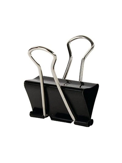 Pinza metalica q-connect reversible n.4 42 mm caja de 10 unidades