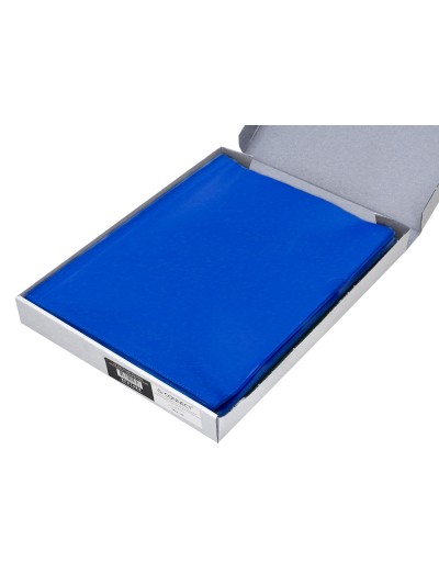 Carpeta dossier uñero plastico q-connect din a4 120 micras azul caja de 100 unidades