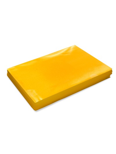 Carpeta dossier uñero plastico q-connect din a4 120 micras amarilla caja de 100 unidades