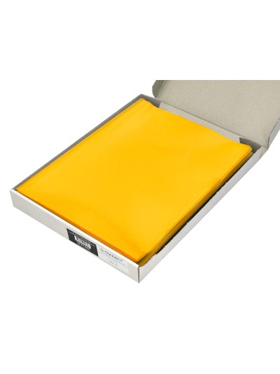 Carpeta dossier uñero plastico q-connect din a4 120 micras amarilla caja de 100 unidades
