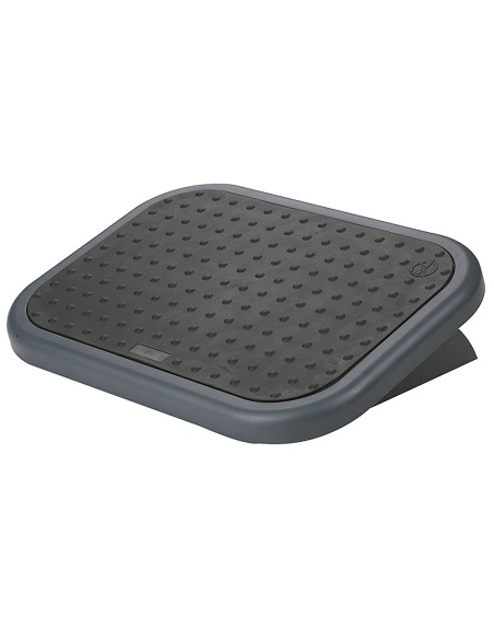 Reposapies ajustable q-connect con alfombrilla caucho 450x330x85 mm