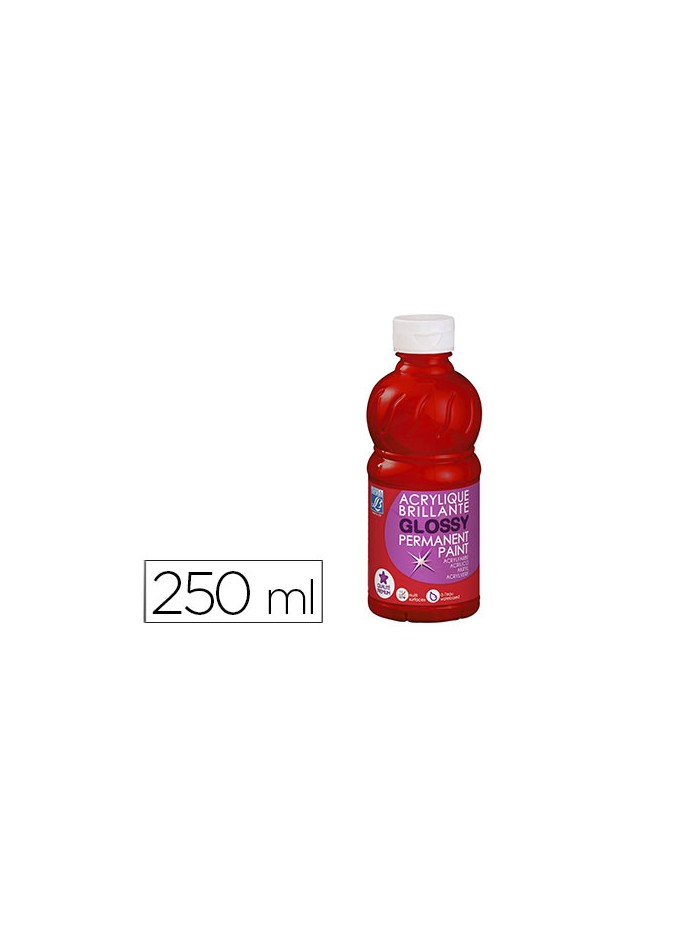 Pintura acrilica l&b brillo rojo primario bote de 250 ml Pintura acrilica l&b brillo rojo primario bote de 250 ml
