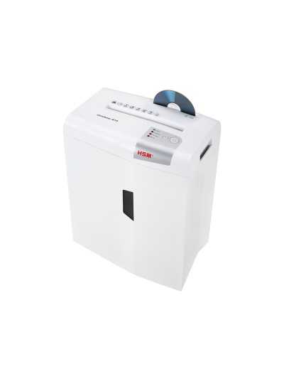 Destructora de documentos hsm shredstar x10 capacidad de corte 10h en particulas destruye grapas clips cd y tarjetas