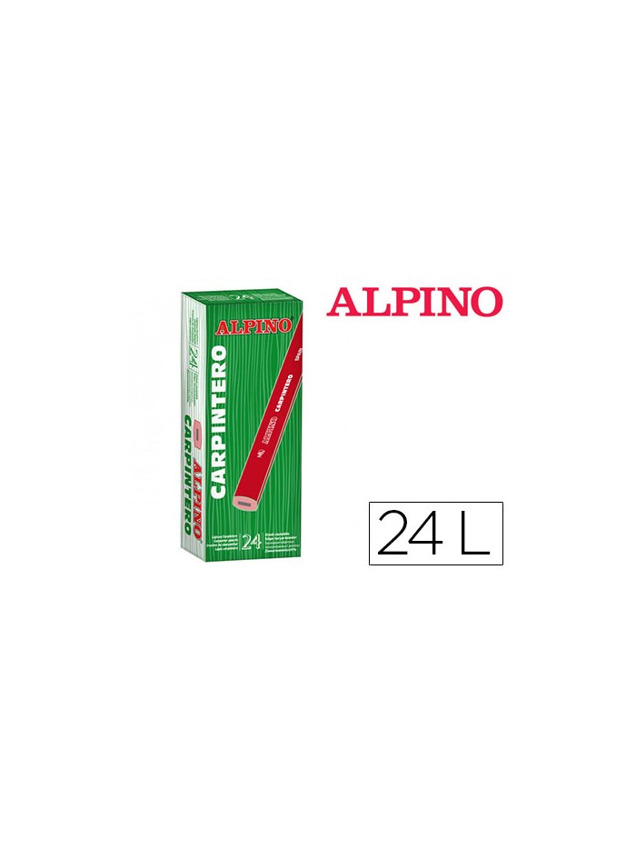 Lapices alpino carpintero caja de 24 unidades Lapices alpino carpintero caja de 24 unidades