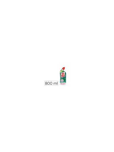 Limpiador de inodoros wc net gel energy desincrustante botella de 800 ml