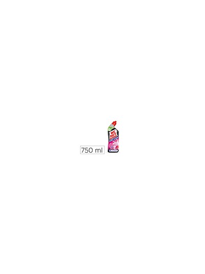 Limpiador de inodoros wc net gel crystal aroma fresco botella de 750 ml