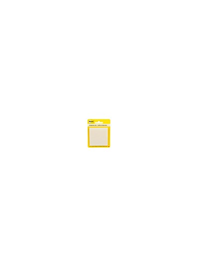 Bloc de notas adhesivas quita y pon post-it 600 transparente 73x73 mm con 36 hojas