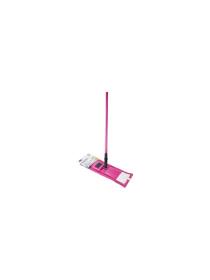 Mopa microfibra basic con mango telescopico rotacion 360 Mopa microfibra basic con mango telescopico rotacion 360