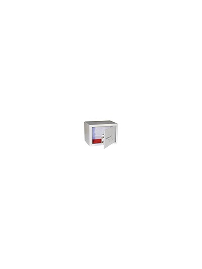 Caja de seguridad q-connect doble pasador capacidad 10l con accesorios fijacion 296x140x196 mm