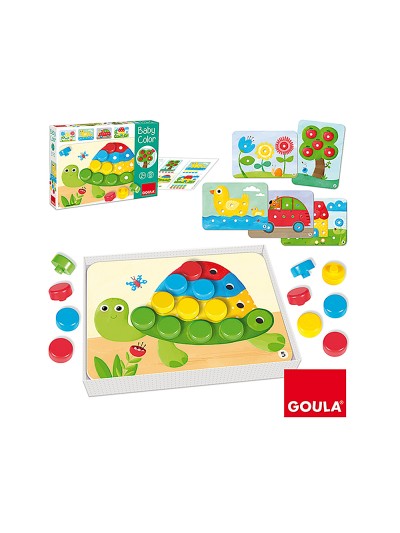 Juego goula didactico baby color