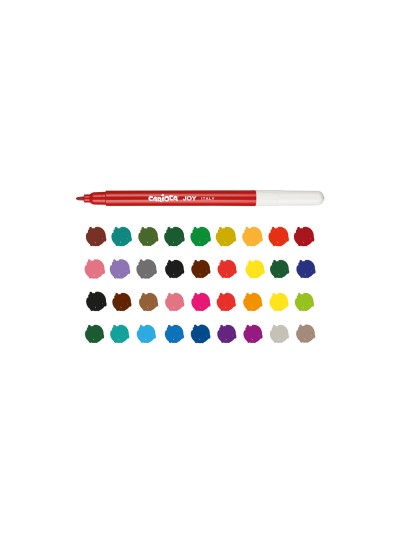 Rotulador carioca jumbo punta gruesa caja de 40 unidades colores surtidos