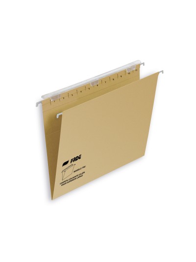 Carpeta colgante fade tiki folio visor superior 290 mm efecto lupa kraft eco 230 g/m lomo v