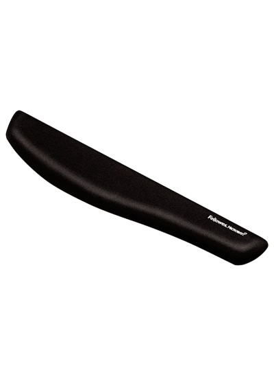Reposamuñecas fellowes para teclado plush touch foam negro
