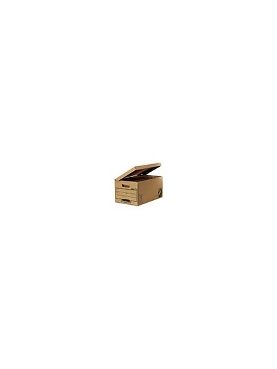 Cajon fellowes carton reciclado para almacenamiento de archivadores capacidad 6 cajas de archivo 80 mm