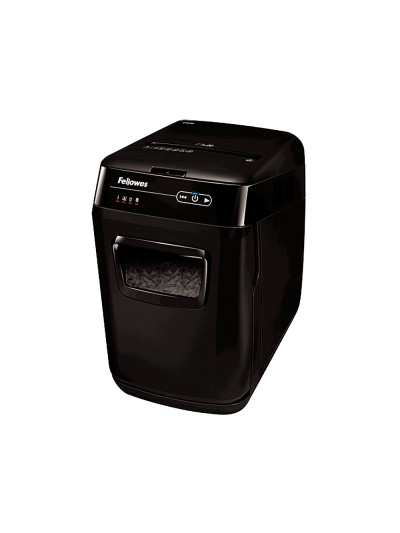 Destructora de documentos fellowes automax 150c capacidad de corte 150 hojas clips grapas tarjetas y cd 32l