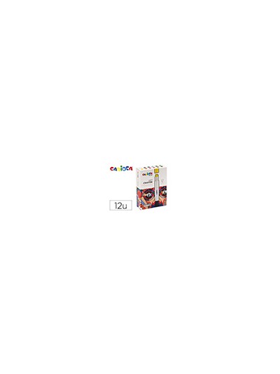 Lapices de cera carioca plus art crayon caja premium de 12 unidades colores surtidos
